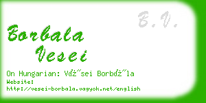 borbala vesei business card